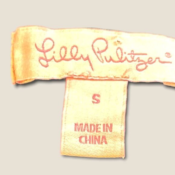 Lilly Pulitzer | EUC Navy Jade Off The Shoulder Dress  Size Small - Picture 4 of 16